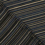 Lurex-Brokat mit Streifen im Alpujarra-Stil, Maritim-Muster, marineblau - Ribes y Casals