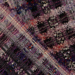 Mosaik-Tweed aus Wolle in Malve mit Gold-Lurex - Ribes y Casals