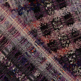 Mosaik-Tweed aus Wolle in Malve mit Gold-Lurex - Ribes y Casals