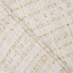 Lumière-Tweed aus Wolle in Elfenbein mit Gold-Lurex - Ribes y Casals