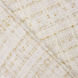 Lumière-Tweed aus Wolle in Elfenbein mit Gold-Lurex - Ribes y Casals
