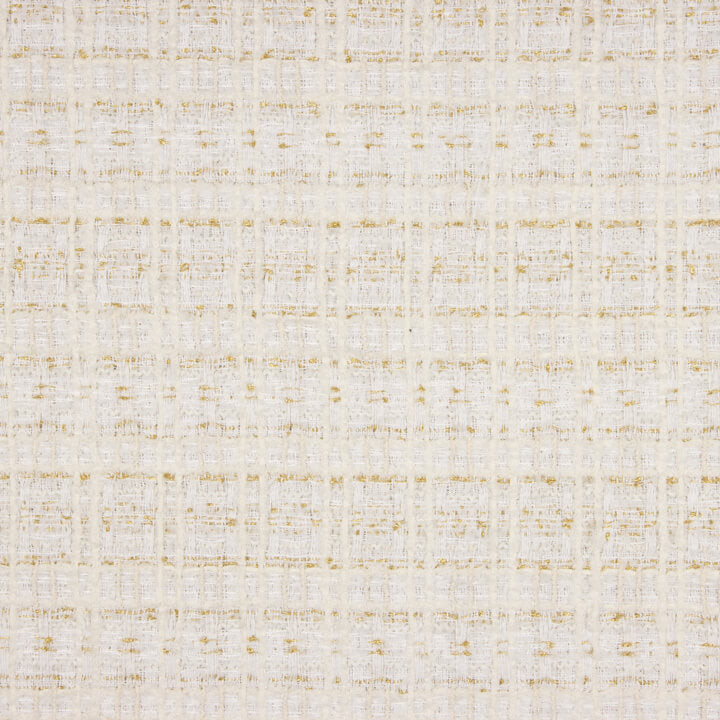 Lumière-Tweed aus Wolle in Elfenbein mit Gold-Lurex - Ribes y Casals