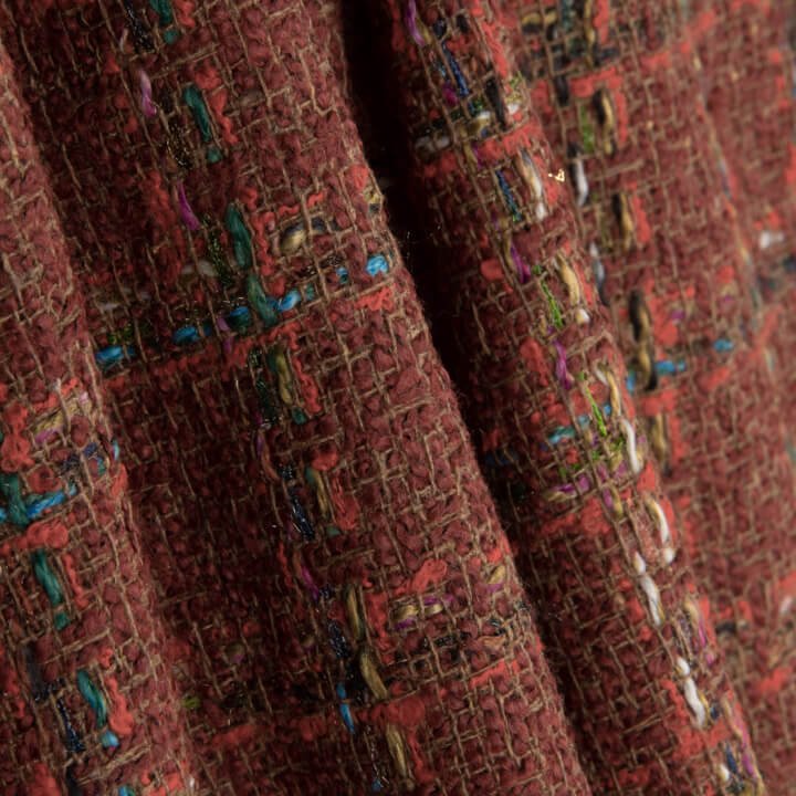 Tweed aus Siena-Terrakotta-Wolle - Ribes y Casals