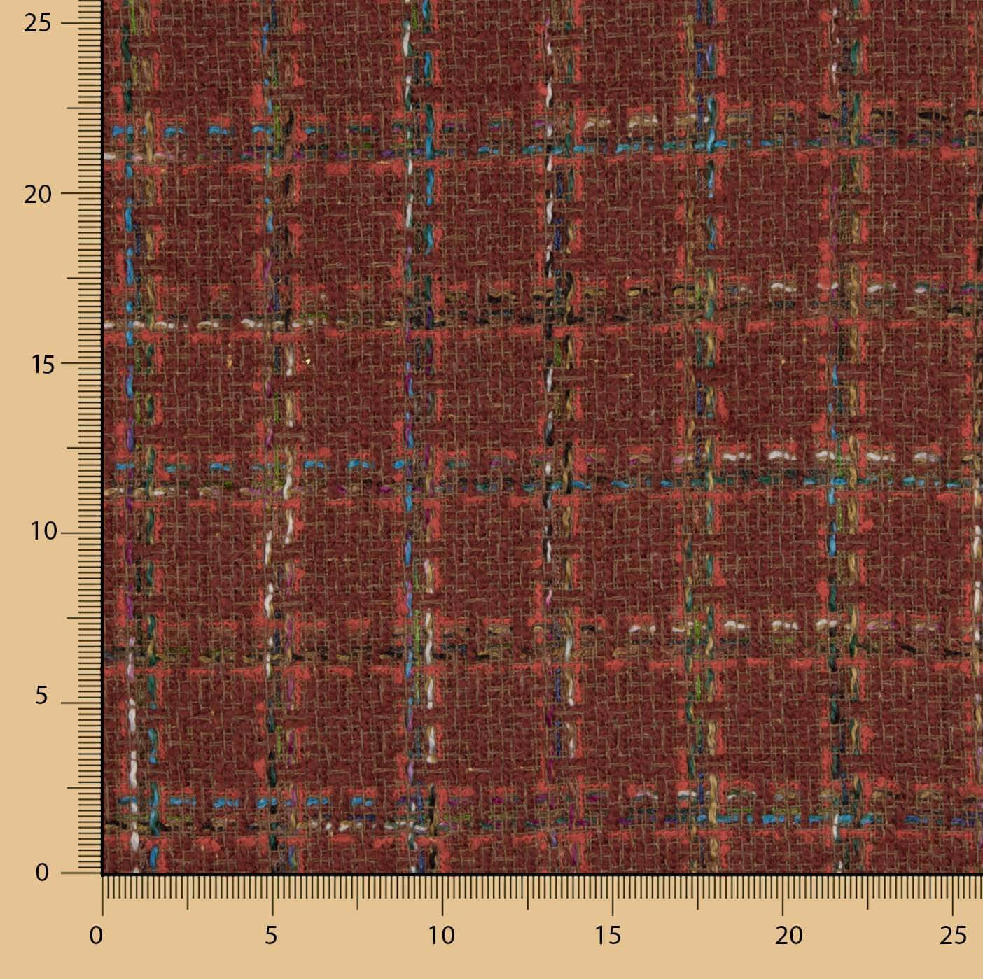 Tweed aus Siena-Terrakotta-Wolle - Ribes y Casals