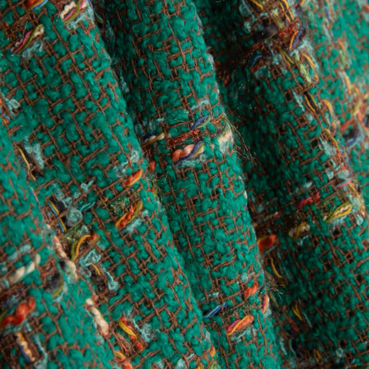 Tweed aus Wolle Siena Grün - Ribes y Casals