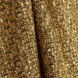 Goldener Fantasie-Tweed mit Lurex - Ribes y Casals