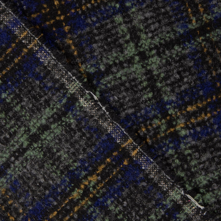 Karierter Highland-Woll-Tweed mit Karos - Ribes y Casals