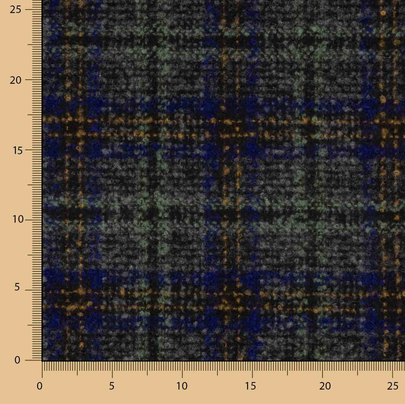 Karierter Highland-Woll-Tweed mit Karos - Ribes y Casals