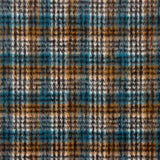 Tweed aus Inverness-Wolle, türkis, Doppelgewebe - Ribes y Casals