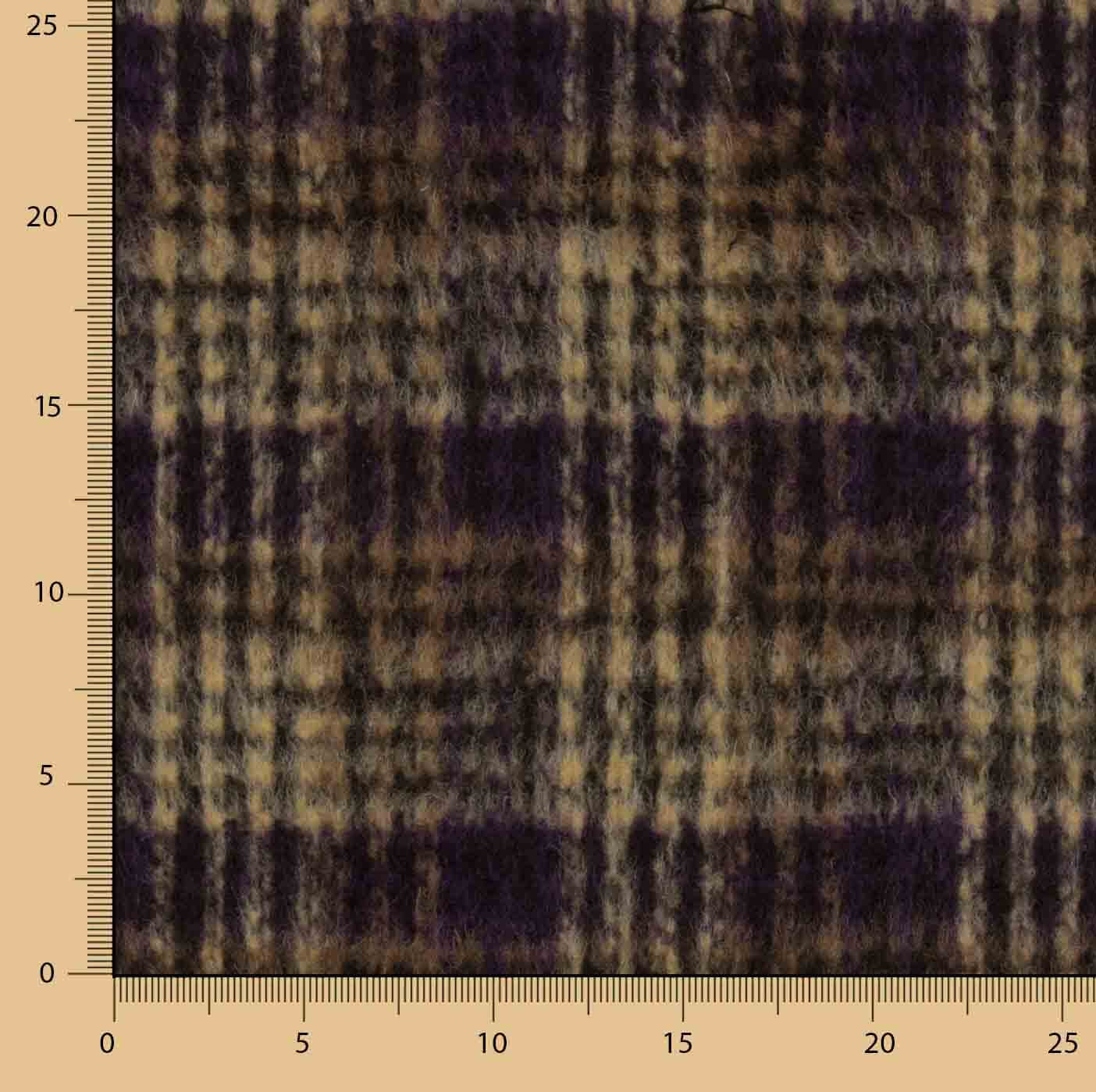 Doppelgewebe-Inverness-Tweed mit Karos - Ribes y Casals