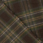 Loden aus Sherwood-Wolle mit Karos, braun und grün - Ribes y Casals