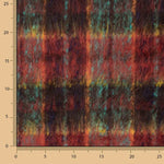 Glencoe-Tweed, Doppelgewebe, rot und türkis - Ribes y Casals