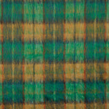 Glencoe-Wolltweed, Doppelgewebe, smaragdgrün und ocker - Ribes y Casals