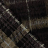 Brauner und camelfarbener Doppelgewebe-Braemar-Woll-Tweed - Ribes y Casals