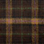 Doppelgewebe-Braemar-Tweed in Schokoladenbraun und Violett - Ribes y Casals
