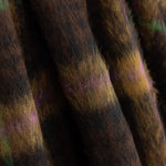 Doppelgewebe-Braemar-Tweed in Schokoladenbraun und Violett - Ribes y Casals