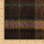 Doppelgewebe-Braemar-Tweed in Schokoladenbraun und Violett - Ribes y Casals
