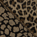 Loden aus Wolle, Serengeti, Leopardenmuster, Camel - Ribes y Casals