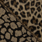 Loden aus Wolle, Serengeti, Leopardenmuster, Camel - Ribes y Casals