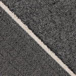 Loden aus Wolle mit Fischgrat-Muster in Grau und Schwarz - Ribes y Casals