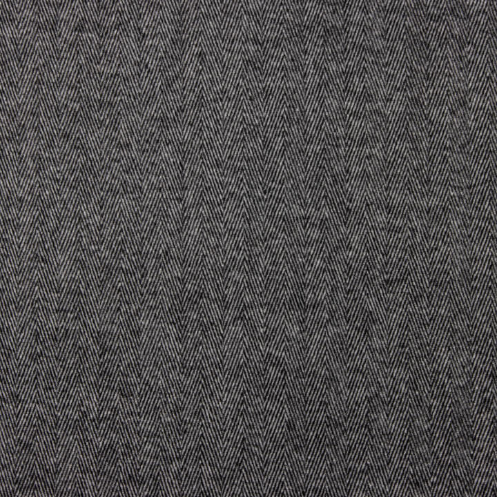 Loden aus Wolle mit Fischgrat-Muster in Grau und Schwarz - Ribes y Casals