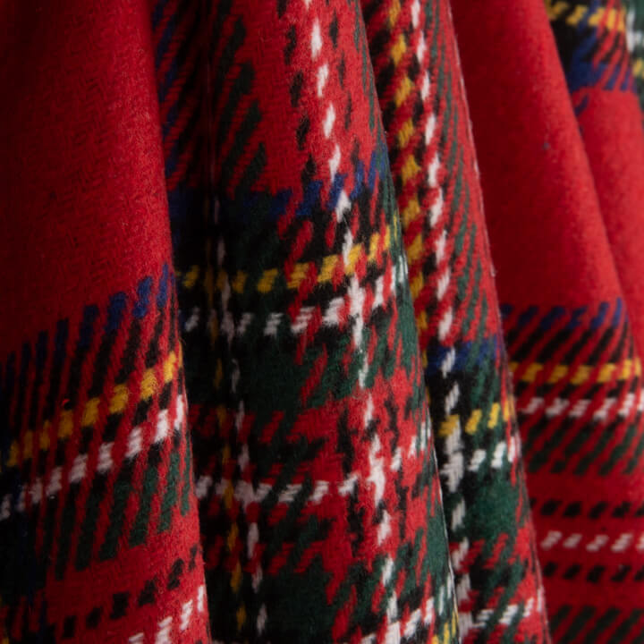 Loden aus Wolle, Edinburgh, rot - Ribes y Casals