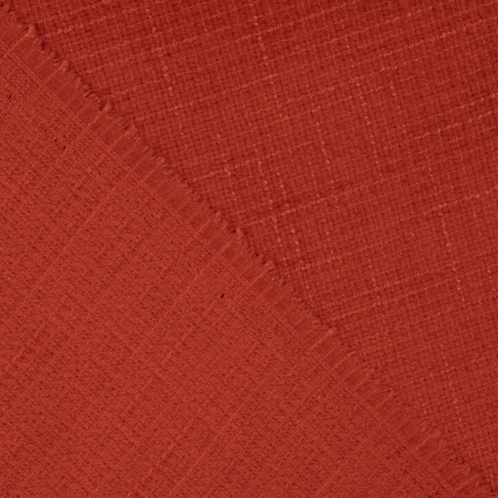 Tweed aus Wolle in Korallenrot - Ribes y Casals
