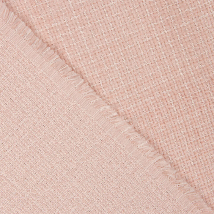 Weicher rosa Tweed aus Wolle - Ribes y Casals