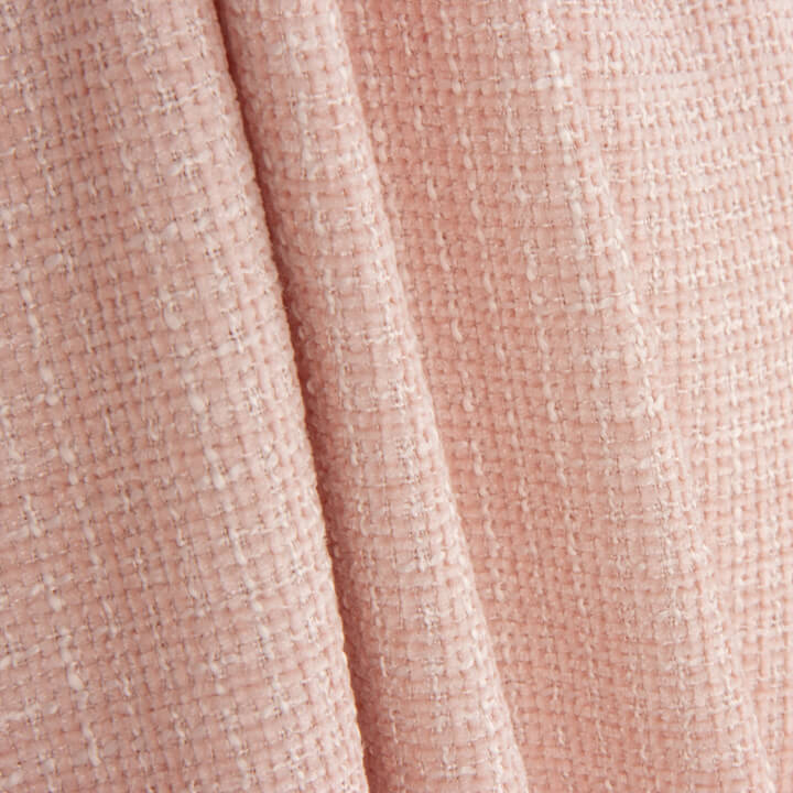 Weicher rosa Tweed aus Wolle - Ribes y Casals