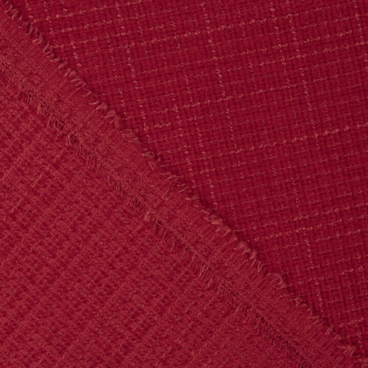 Roter Woll-Tweed - Ribes y Casals