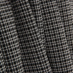 Jacquardstrick mit Hahnentritt-Muster und schwarz-weißen Karos - Ribes y Casals