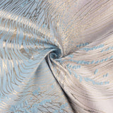Jacquard-Muster „Vortice“ in Himmelblau und Elfenbein - Ribes y Casals