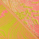 Jacquard „Fantasía Vórtice“ in Fuchsia und Limette - Ribes y Casals
