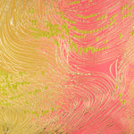 Jacquard „Fantasía Vórtice“ in Fuchsia und Limette - Ribes y Casals