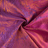 Jacquard-Muster „Vortice“ in Lila und Orange - Ribes y Casals