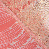 Jacquard-Muster „Vortice“ in Korallenrot und Rosa - Ribes y Casals