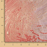 Jacquard-Muster „Vortice“ in Korallenrot und Rosa - Ribes y Casals