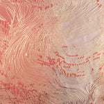 Jacquard-Muster „Vortice“ in Korallenrot und Rosa - Ribes y Casals