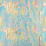 Jacquard-Muster mit türkisfarbenen Glitzerelementen, mehrfarbig - Ribes y Casals