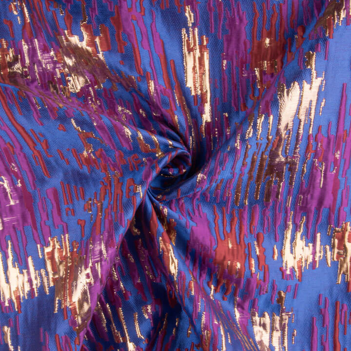 Jacquard „Fantasía Destellos“ – Blau, mehrfarbig - Ribes y Casals