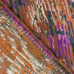 Jacquard „Fantasía Destellos“ Terrakotta, mehrfarbig - Ribes y Casals