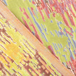 Jacquard-Muster „Fantasía Destellos“ in Limettengrün und mehrfarbig - Ribes y Casals