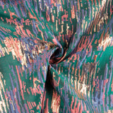 Jacquard-Muster „Fantasía Destellos“ – Petrolgrün, mehrfarbig - Ribes y Casals