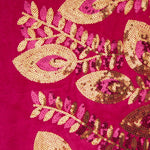 Mit Pailletten bestickter Samt „Dalia Fucsia“ - Ribes y Casals
