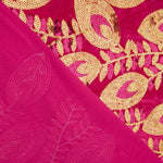 Mit Pailletten bestickter Samt „Dalia Fucsia“ - Ribes y Casals