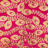 Mit Pailletten bestickter Samt „Dalia Fucsia“ - Ribes y Casals