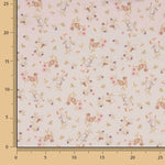 Viyela bedruckt mit Wildtier-Print in Rosa - Ribes y Casals