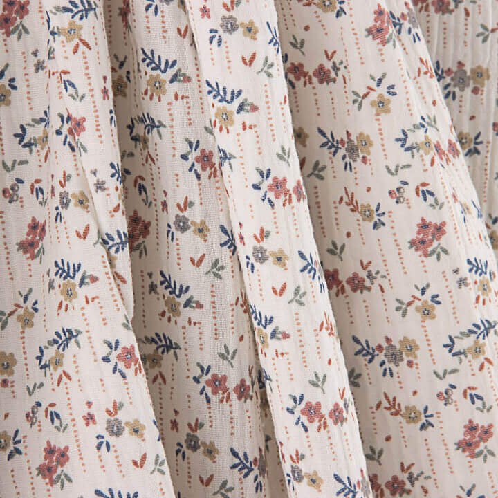Double Gauze mit Wildblumenmuster - Ribes y Casals