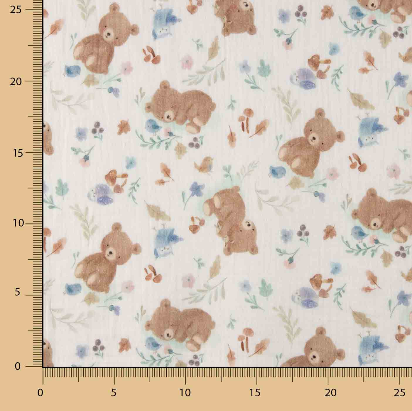 Double Gauze für Kinder „Waldbären“ - Ribes y Casals