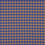 Baumwollstoff-Flanellhemd mit blau-braunem Karomuster - Ribes y Casals